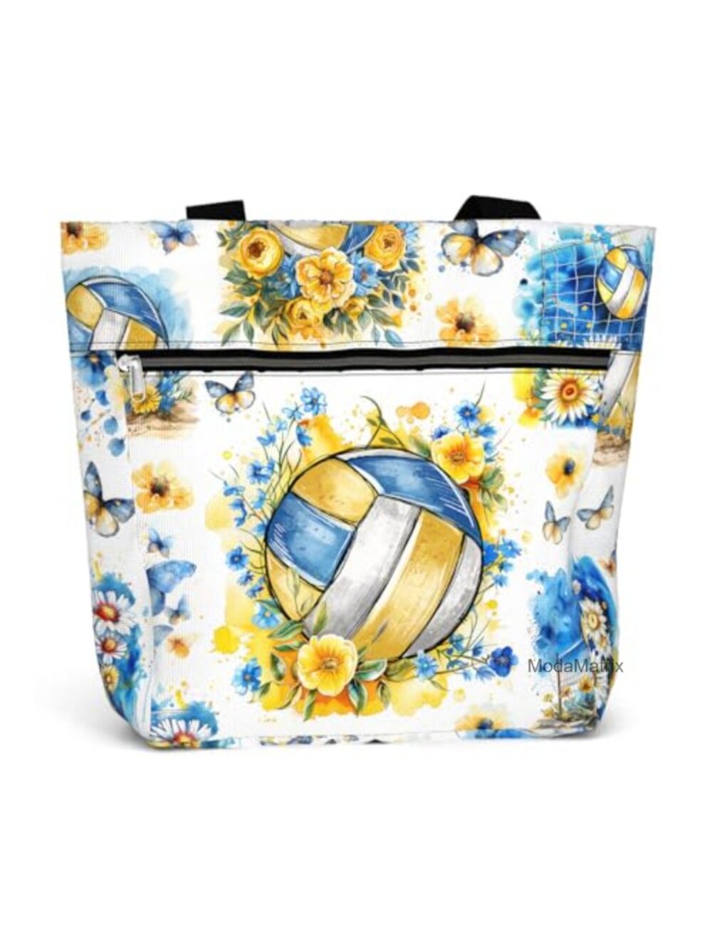 Waterproof Tote Bag with Pockets Zipper Shoulder Bag for Work